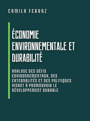 cover image of Économie Environnementale Et Durabilité